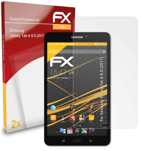 atFoliX FX-Antireflex Displayschutzfolie für Samsung Galaxy Tab A 8.0 (2017)
