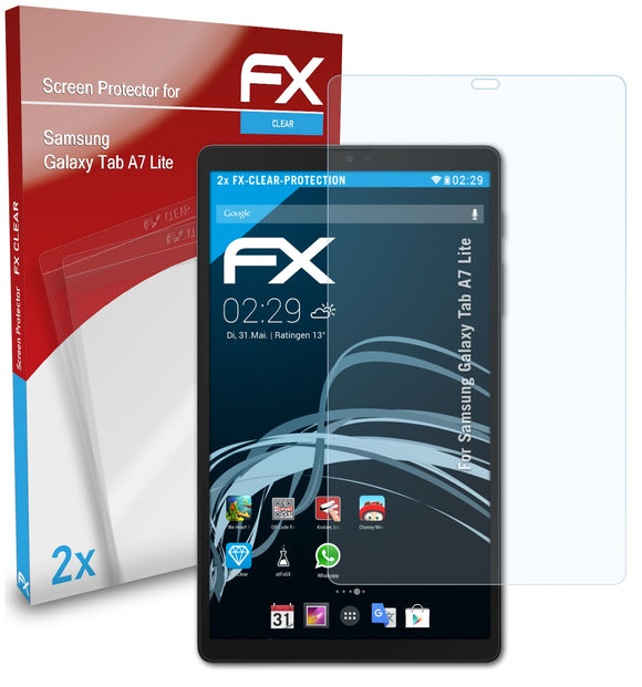 atFoliX FX-Clear Schutzfolie für Samsung Galaxy Tab A7 Lite