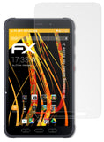 Panzerfolie atFoliX kompatibel mit Samsung Galaxy Tab Active 3, entspiegelnde und stoßdämpfende FX (2X)