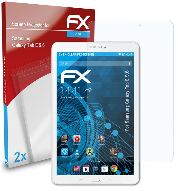 atFoliX FX-Clear Schutzfolie für Samsung Galaxy Tab E 9.6