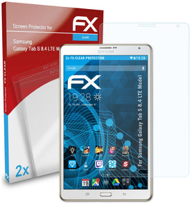 atFoliX FX-Clear Schutzfolie für Samsung Galaxy Tab S 8.4 (LTE Model)