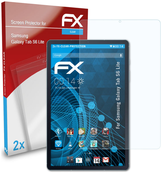 atFoliX FX-Clear Schutzfolie für Samsung Galaxy Tab S6 Lite