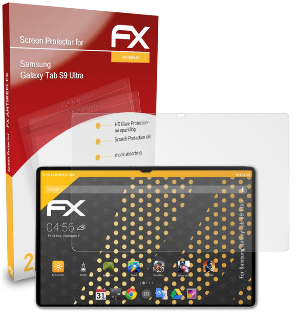 atFoliX FX-Antireflex Displayschutzfolie für Samsung Galaxy Tab S9 Ultra