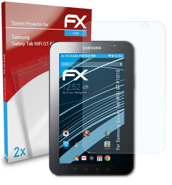 atFoliX FX-Clear Schutzfolie für Samsung Galaxy Tab WiFi (GT-P1010)