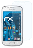 Schutzfolie atFoliX kompatibel mit Samsung Galaxy Trend GT-S7560, ultraklare FX (3X)