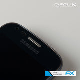 Schutzfolie atFoliX kompatibel mit Samsung Galaxy Trend GT-S7560, ultraklare FX (3X)