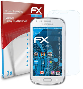 atFoliX FX-Clear Schutzfolie für Samsung Galaxy Trend (GT-S7560)