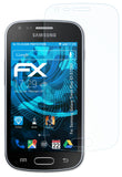 Schutzfolie atFoliX kompatibel mit Samsung Galaxy Trend Plus GT-S7580, ultraklare FX (3X)