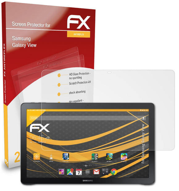 atFoliX FX-Antireflex Displayschutzfolie für Samsung Galaxy View