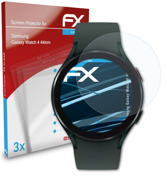 atFoliX FX-Clear Schutzfolie für Samsung Galaxy Watch 4 (44mm)
