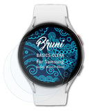 Schutzfolie Bruni kompatibel mit Samsung Galaxy Watch5 40mm, glasklare (2X)