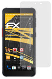 Panzerfolie atFoliX kompatibel mit Samsung Galaxy XCover 5, entspiegelnde und stoßdämpfende FX (3X)