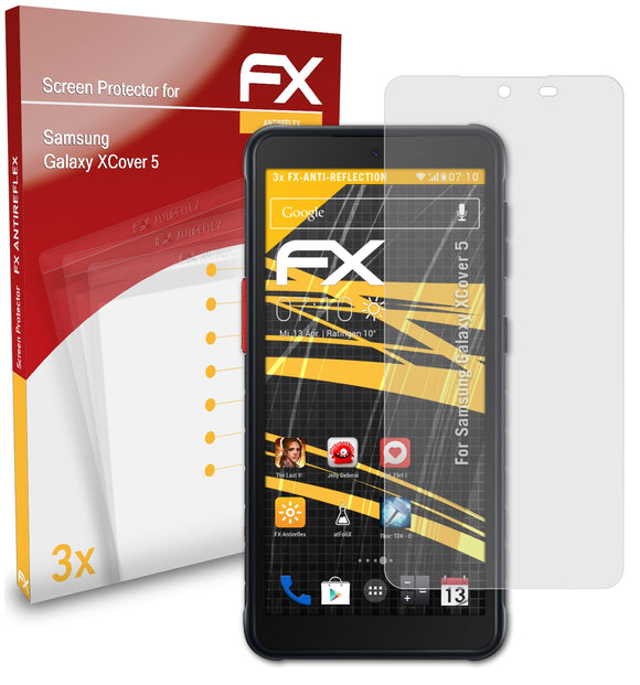 atFoliX FX-Antireflex Displayschutzfolie für Samsung Galaxy XCover 5