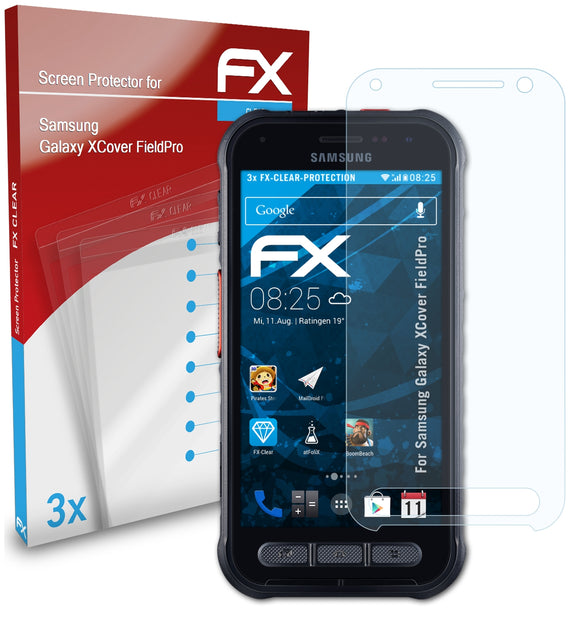 atFoliX FX-Clear Schutzfolie für Samsung Galaxy XCover FieldPro