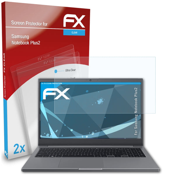 atFoliX FX-Clear Schutzfolie für Samsung Notebook Plus2
