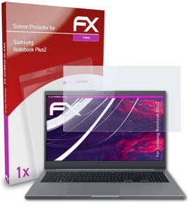 atFoliX FX-Hybrid-Glass Panzerglasfolie für Samsung Notebook Plus2