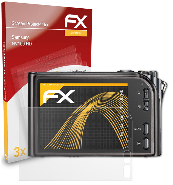 atFoliX FX-Antireflex Displayschutzfolie für Samsung NV100 HD