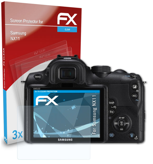 atFoliX FX-Clear Schutzfolie für Samsung NX11