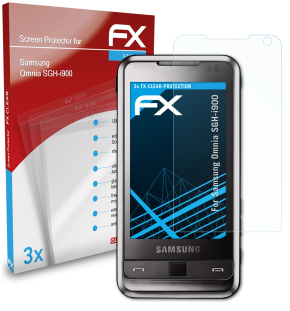 atFoliX FX-Clear Schutzfolie für Samsung Omnia (SGH-i900)