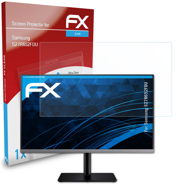 atFoliX FX-Clear Schutzfolie für Samsung S27R652FDU