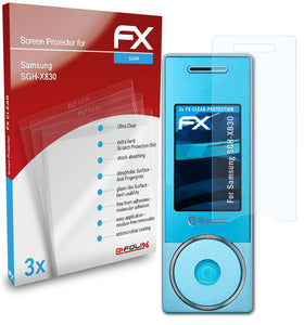 atFoliX FX-Clear Schutzfolie für Samsung SGH-X830