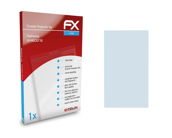 atFoliX FX-Clear Schutzfolie für Samsung UE46C6710