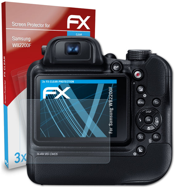 atFoliX FX-Clear Schutzfolie für Samsung WB2200F