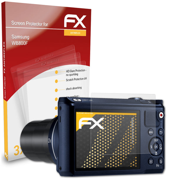 atFoliX FX-Antireflex Displayschutzfolie für Samsung WB800F