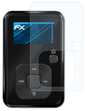 Schutzfolie atFoliX kompatibel mit Sandisk Sansa Clip+, ultraklare FX (3X)