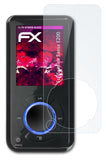 Glasfolie atFoliX kompatibel mit Sandisk Sansa E200, 9H Hybrid-Glass FX