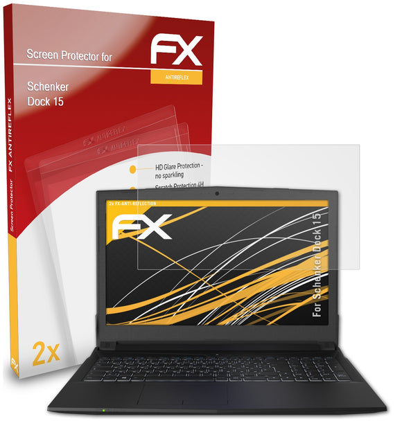 atFoliX FX-Antireflex Displayschutzfolie für Schenker Dock 15