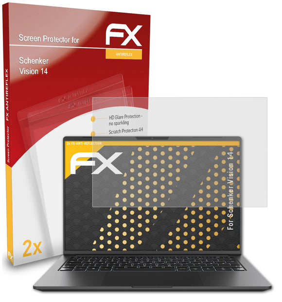 atFoliX FX-Antireflex Displayschutzfolie für Schenker Vision 14