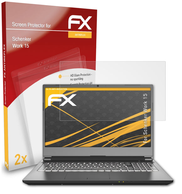 atFoliX FX-Antireflex Displayschutzfolie für Schenker Work 15