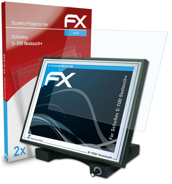 atFoliX FX-Clear Schutzfolie für Schultes S-700 flextouch+