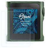 Schutzfolie Bruni kompatibel mit Shanling M0 Pro, glasklare (2X)