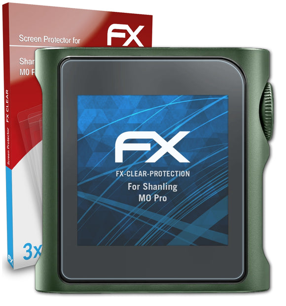 atFoliX FX-Clear Schutzfolie für Shanling M0 Pro