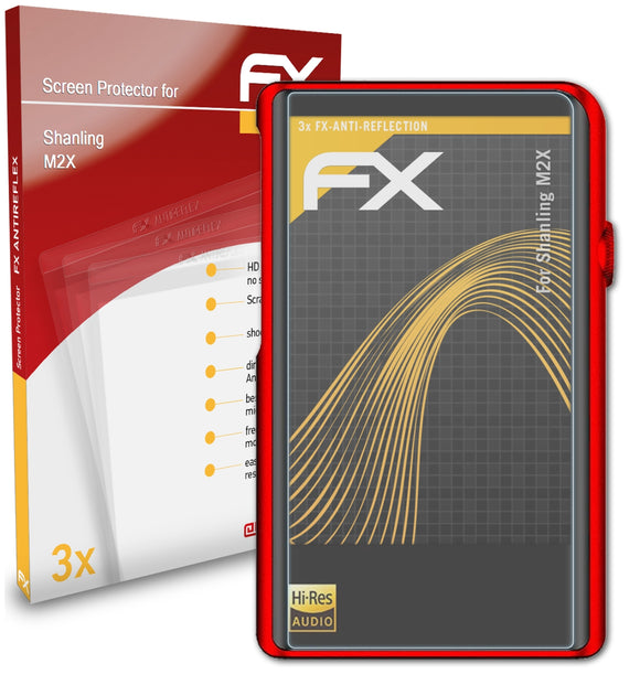 atFoliX FX-Antireflex Displayschutzfolie für Shanling M2X