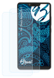Schutzfolie Bruni kompatibel mit Sharp Aquos D10, glasklare (2X)