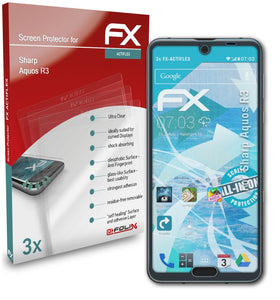 atFoliX FX-ActiFleX Displayschutzfolie für Sharp Aquos R3