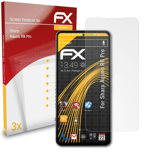 atFoliX FX-Antireflex Displayschutzfolie für Sharp Aquos R8 Pro
