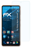 Schutzfolie atFoliX kompatibel mit Sharp Aquos Sense6, ultraklare FX (3X)