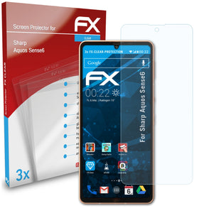 atFoliX FX-Clear Schutzfolie für Sharp Aquos Sense6