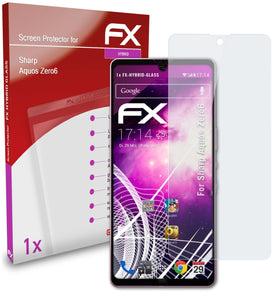 atFoliX FX-Hybrid-Glass Panzerglasfolie für Sharp Aquos Zero6