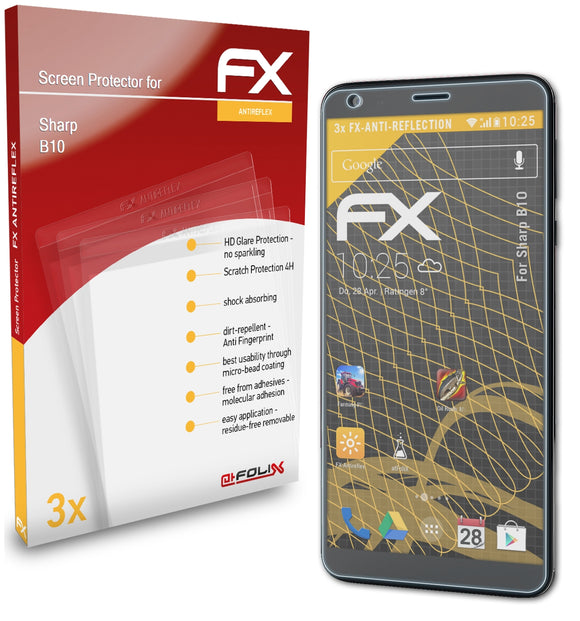 atFoliX FX-Antireflex Displayschutzfolie für Sharp B10