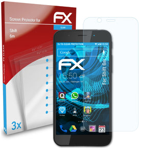 atFoliX FX-Clear Schutzfolie für Shift 6m