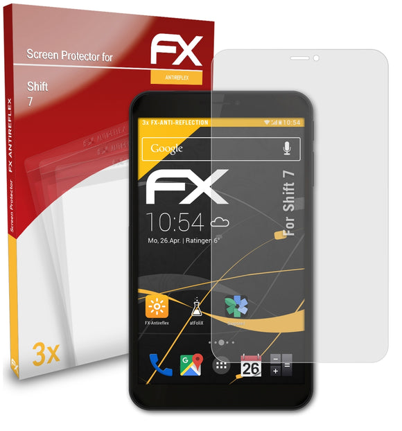 atFoliX FX-Antireflex Displayschutzfolie für Shift 7