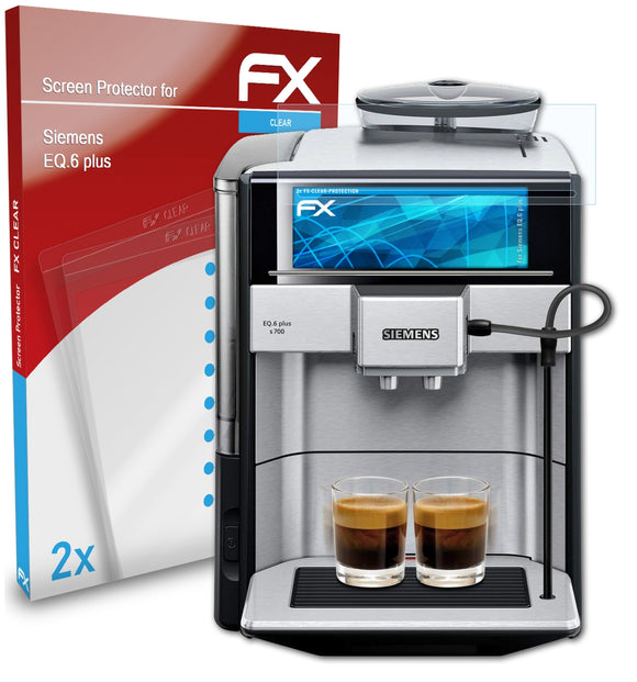 atFoliX FX-Clear Schutzfolie für Siemens EQ.6 plus