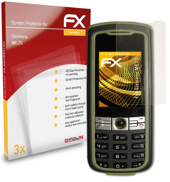 atFoliX FX-Antireflex Displayschutzfolie für Siemens ME75