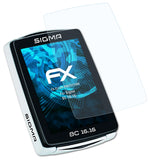 Schutzfolie atFoliX kompatibel mit Sigma BC 16.16, ultraklare FX (3X)