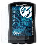 Schutzfolie Bruni kompatibel mit Sigma BC 23.16, glasklare (2X)